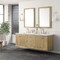 James Martin Vanities Laurent 72in Double Vanity, Light Natural Oak w/ 3 CM Arctic Fall Top 545-V72-LNO-3AF - alternate 6